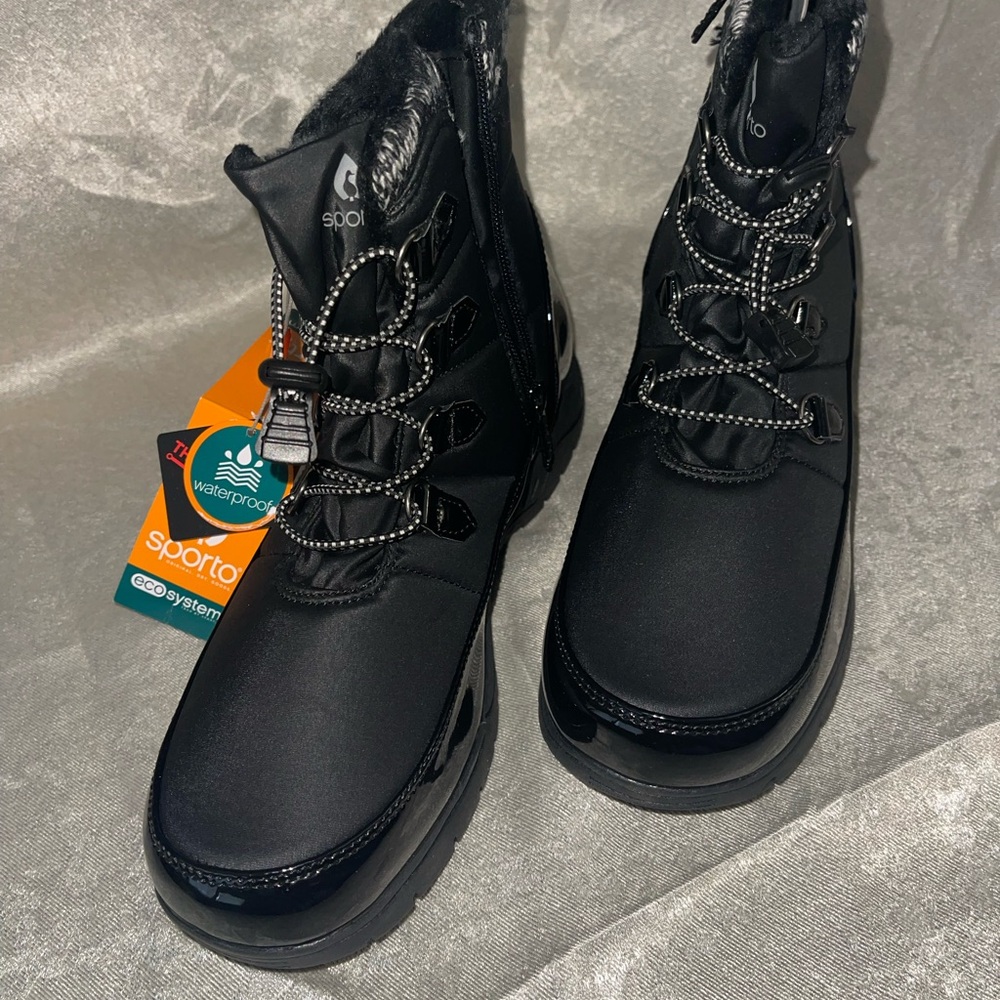 Sporto Women's Black Winter Boots